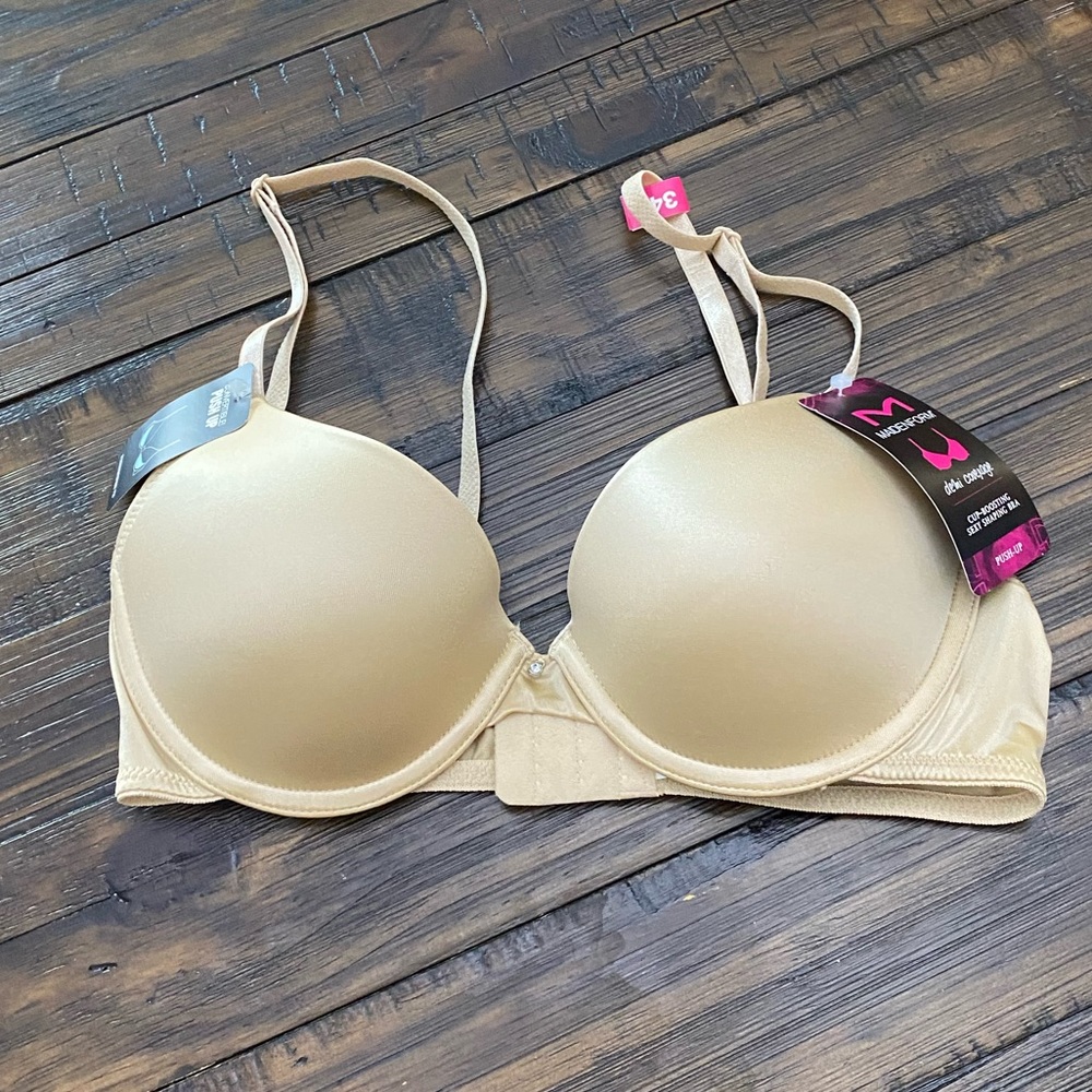 NWT Maidenform 34B Push-up Demi Bra